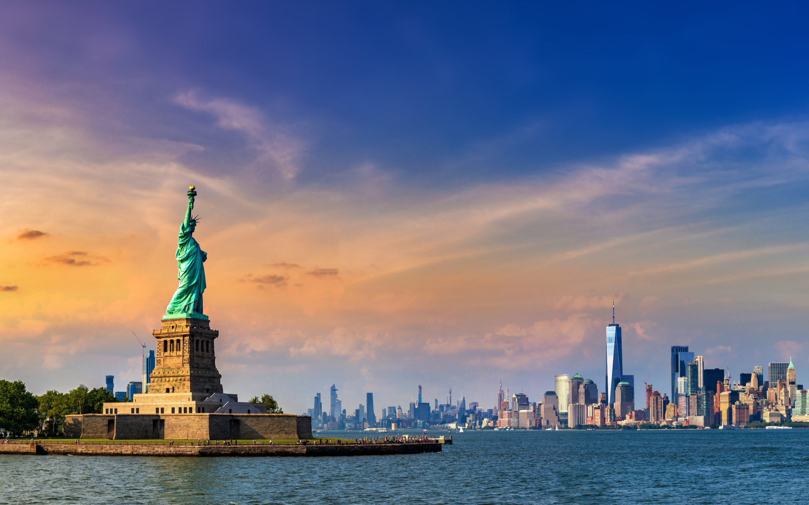 Photo of skyline of New York City